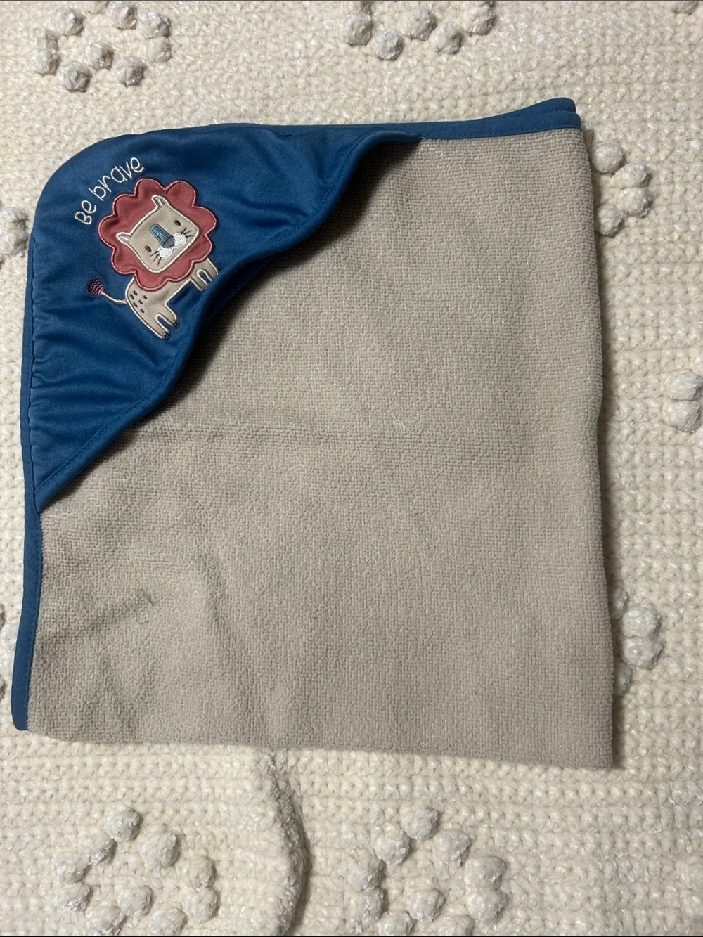 Baby Bath Towel Animal Safari Print